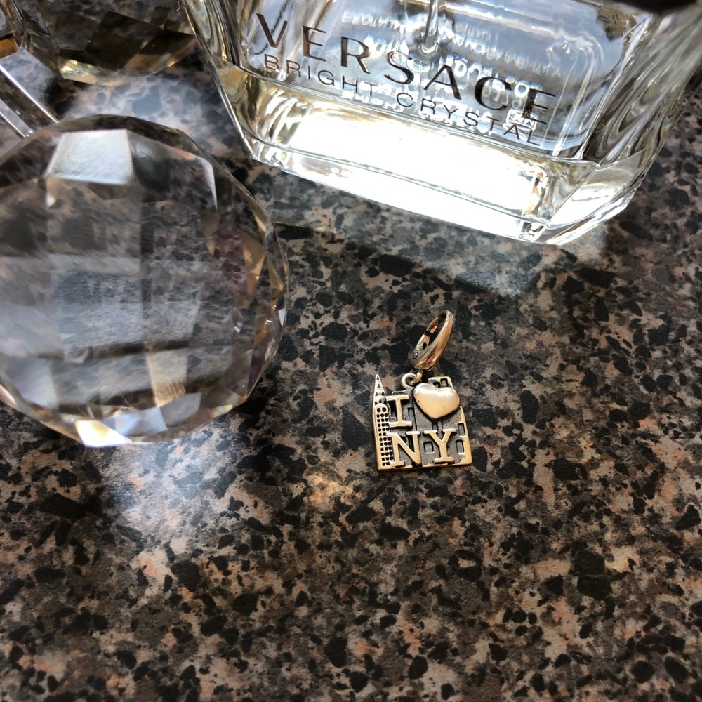 I ❤️ NY charm sterling